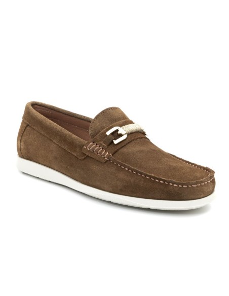 Light Brown leather boat shoe