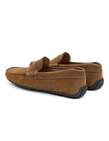 Light Brown suede moccasin
