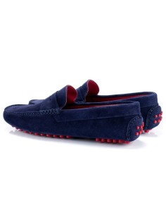 Blue suede moccasin 2