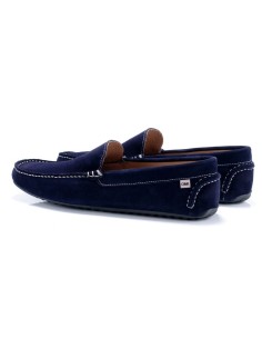 Blue suede moccasin 2