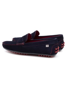Mocassin suède bleu SULPEN-NAVY 2