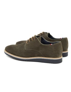 Derby suède vert SUTMAN-KAKI 2