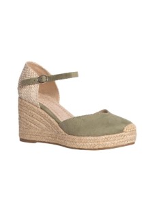 Espadrilles femme lisse vert W-AVALANA-VERDE 2
