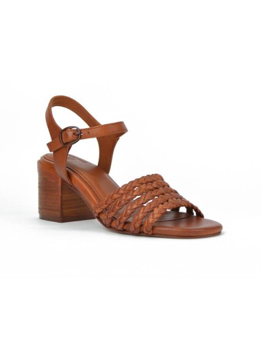 light brown leather women's sandals CRW-24511-CUERO