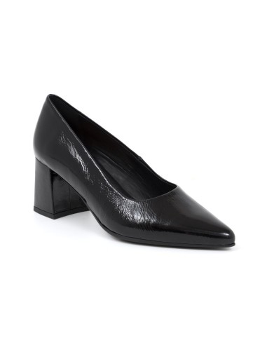 Zapato de Vestir de piel liso color negro