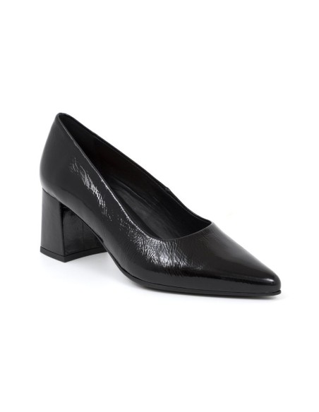 Zapato de Vestir de piel liso color negro