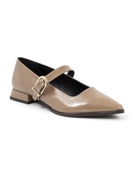 Beige leather Dressing Shoes