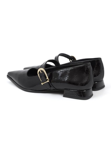 chaussures habillées femme de peau le noir W-CHIMY-NEGRO