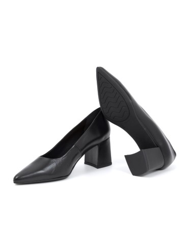 Zapato de Vestir de piel liso color negro