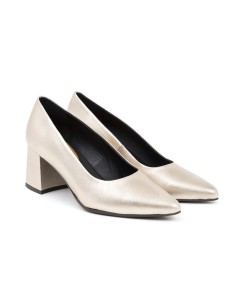 gold leather Dressing Shoes