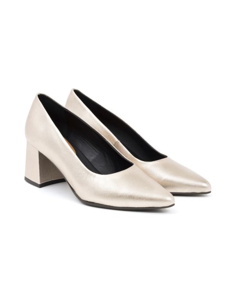 gold leather Dressing Shoes