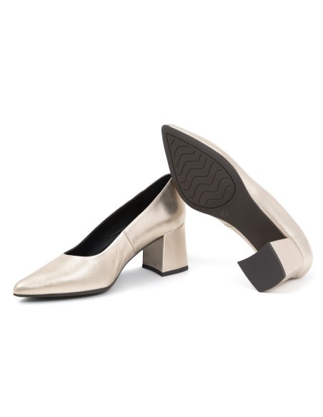 chaussures habillées femme de peau or W-DALILIA-ORO