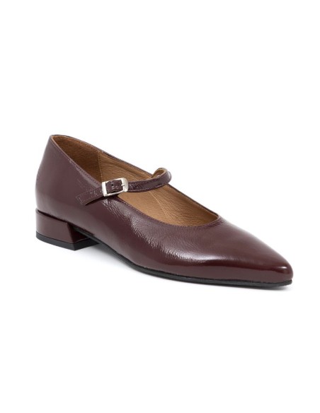chaussures habillées femme de peau Bordeaux W-DANA-BURDEOS