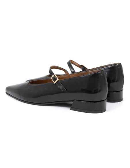 chaussures habillées femme de peau le noir W-DANA-NEGRO