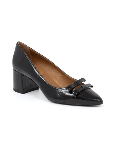 Zapato de Vestir de piel liso color negro