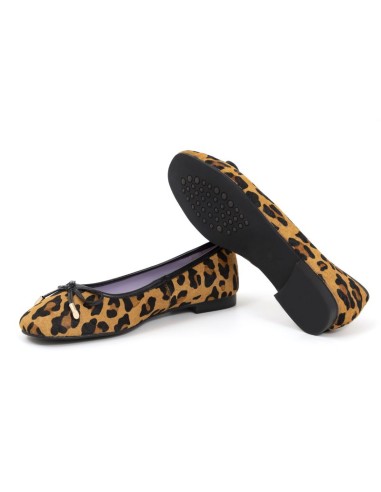 Brown leather Ballet Flat