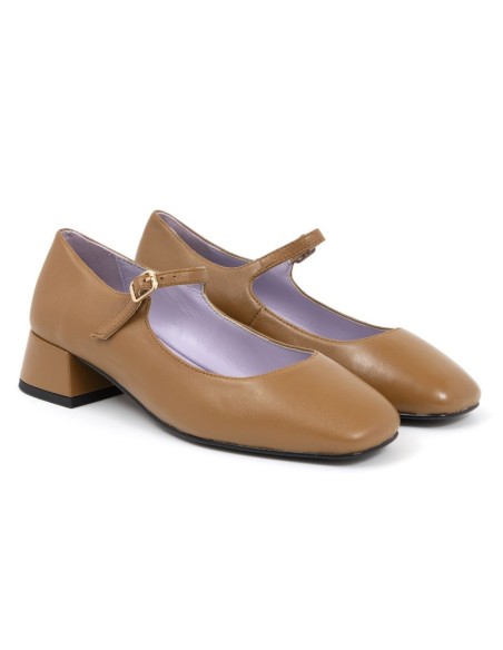 Beige leather Dressing Shoes