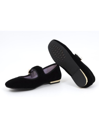 Black velvet Ballet Flat