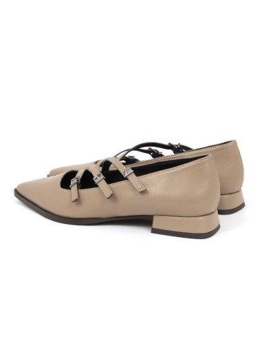 Beige leather Dressing Shoes