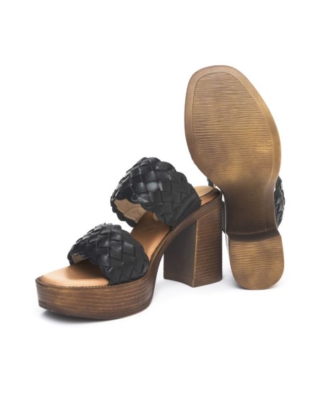 chaussures habillées femme de peau le noir W-LARA-NEGRO