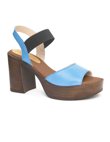 Blue leather Dressing Shoes