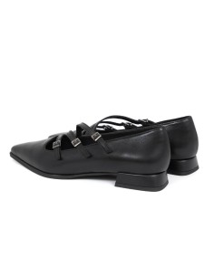 chaussures habillées femme de peau le noir W-DINKA-NEGRO 2