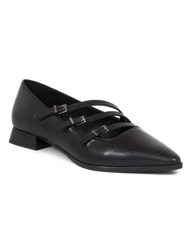 chaussures habillées femme de peau le noir W-DINKA-NEGRO