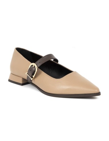 Beige leather Dressing Shoes