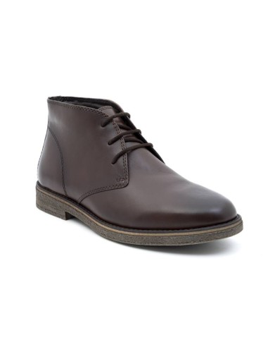 Bottine en cuir marron DIER-BROWN