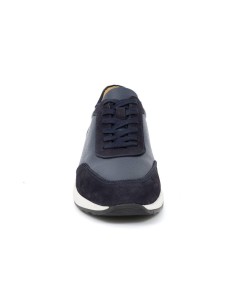 Blue leather sport shoe 2