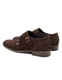 Brown suede monkstrap 2