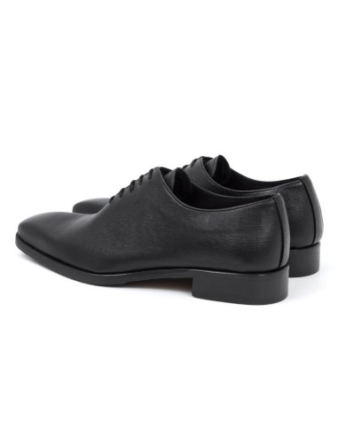 Oxford de piel con picado maría color negro