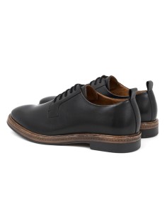 Derby de piel liso color negro 2