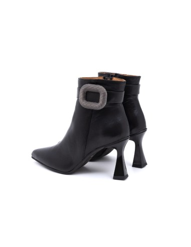 bottines femme lisse le noir W-ABBIE-NEGRO