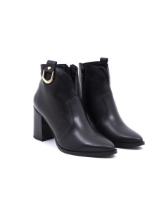 bottines femme lisse le noir W-ADA-NEGRO