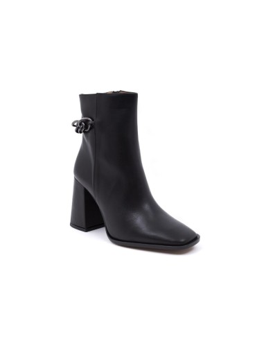 Black solid color Women's high boots