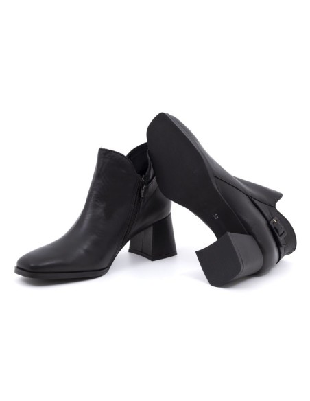 Botines de mujer liso liso color negro