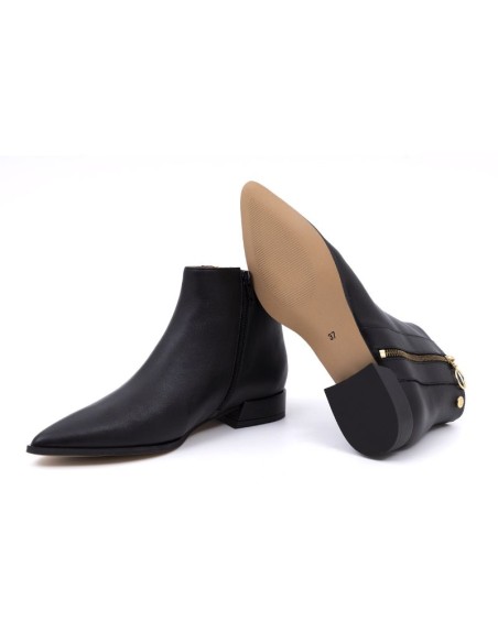 bottines femme lisse le noir W-BRISA-NEGRO