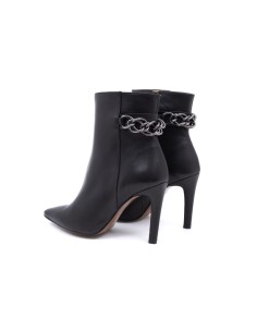 Botines de mujer liso liso color negro 2