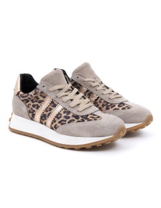 baskets femme suède gris W-KAIRA-GRIS