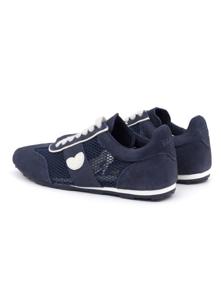 Blue suede Women's sneakers