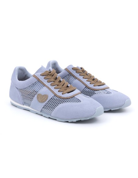 Blue suede Women's sneakers