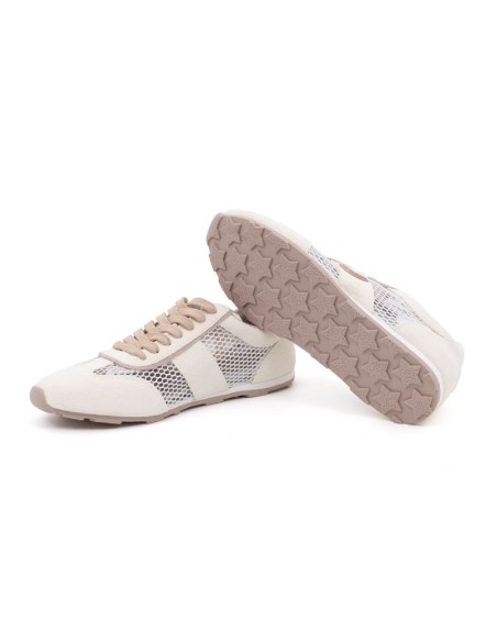 White suede Women's sneakers