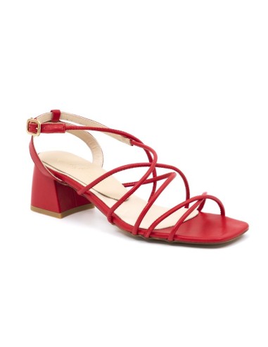 chaussures habillées femme de peau rouge W-NICE-RED