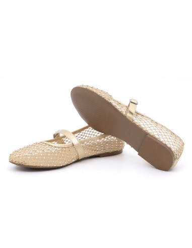 Beige Squared Ballet Flat