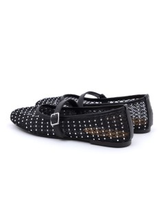 Ballerine à carreaux le noir W-TANGO-BLACK 2