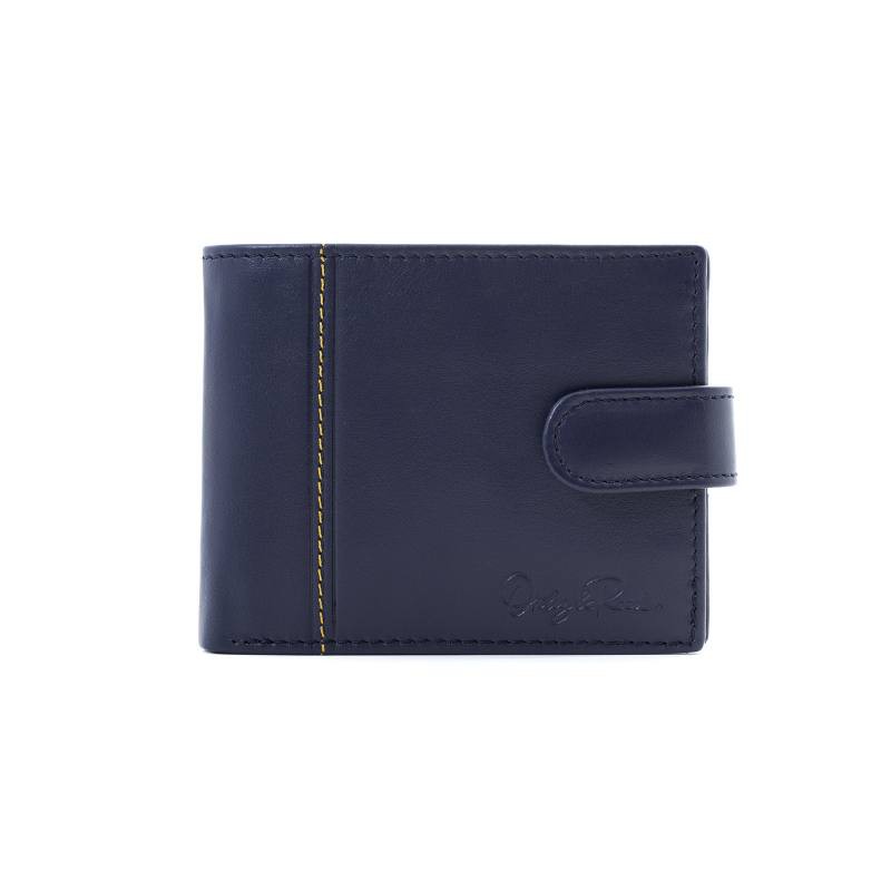 blue leather wallet AC-LYON-425-AZUL