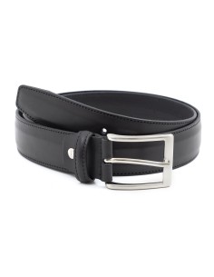 Black leather belt