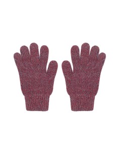 Burgundy woven Gloves