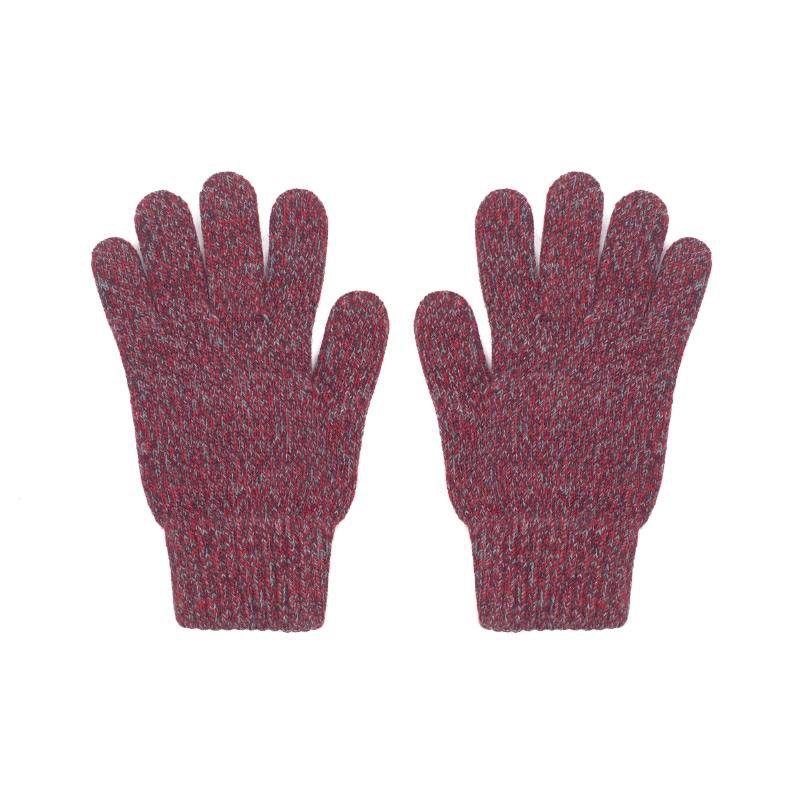 burgundy woven Gloves GLO-150-BURDEOS